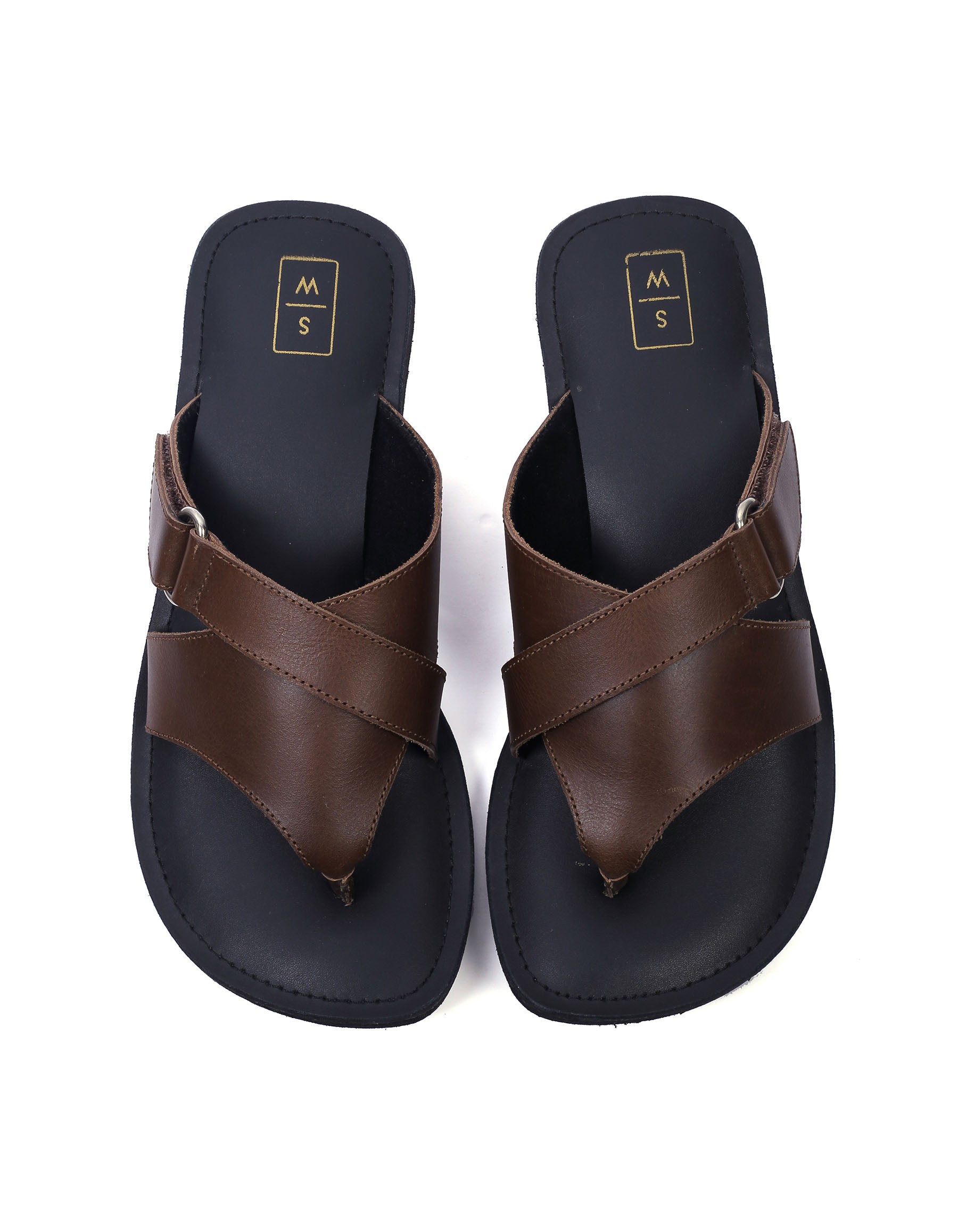 Pedro Buckled Chocolate Men's Sandals