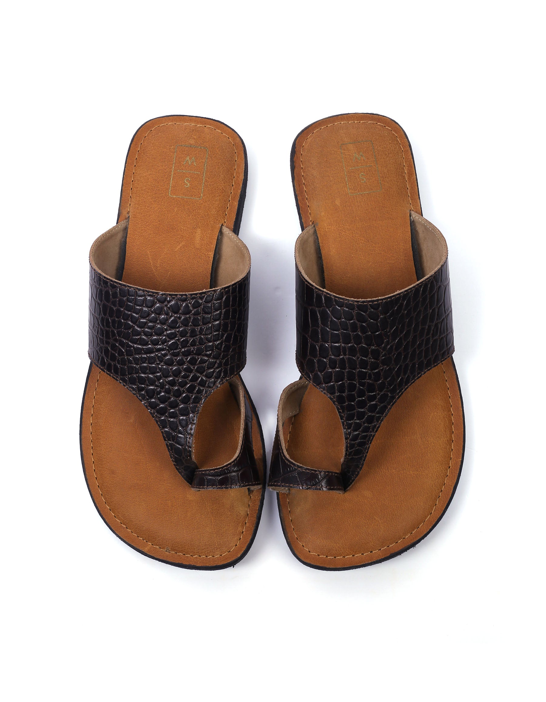 Tony Toe-loop Chocolate Men's Sandals