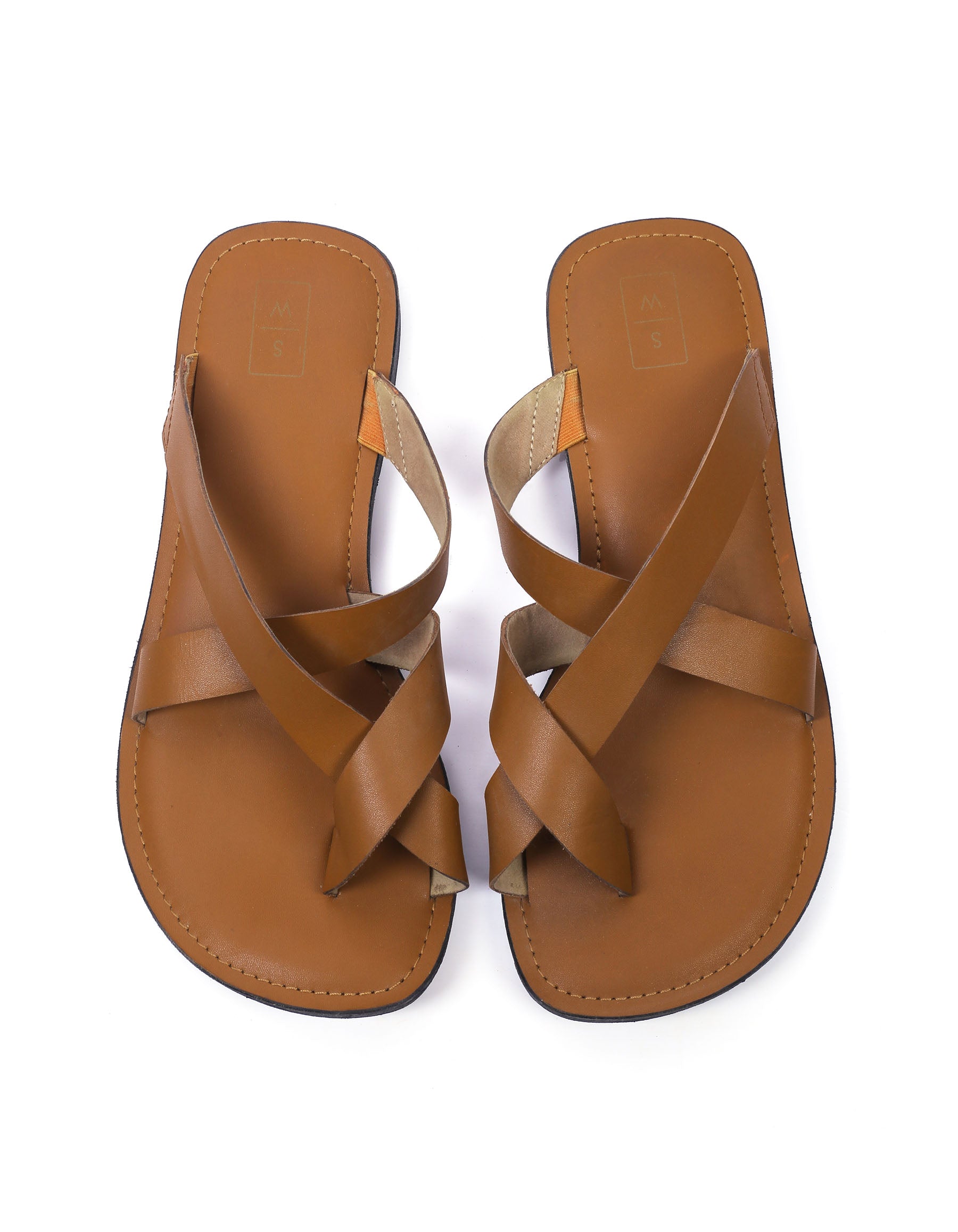 Dino Tan Toe Loop Men's Sandals