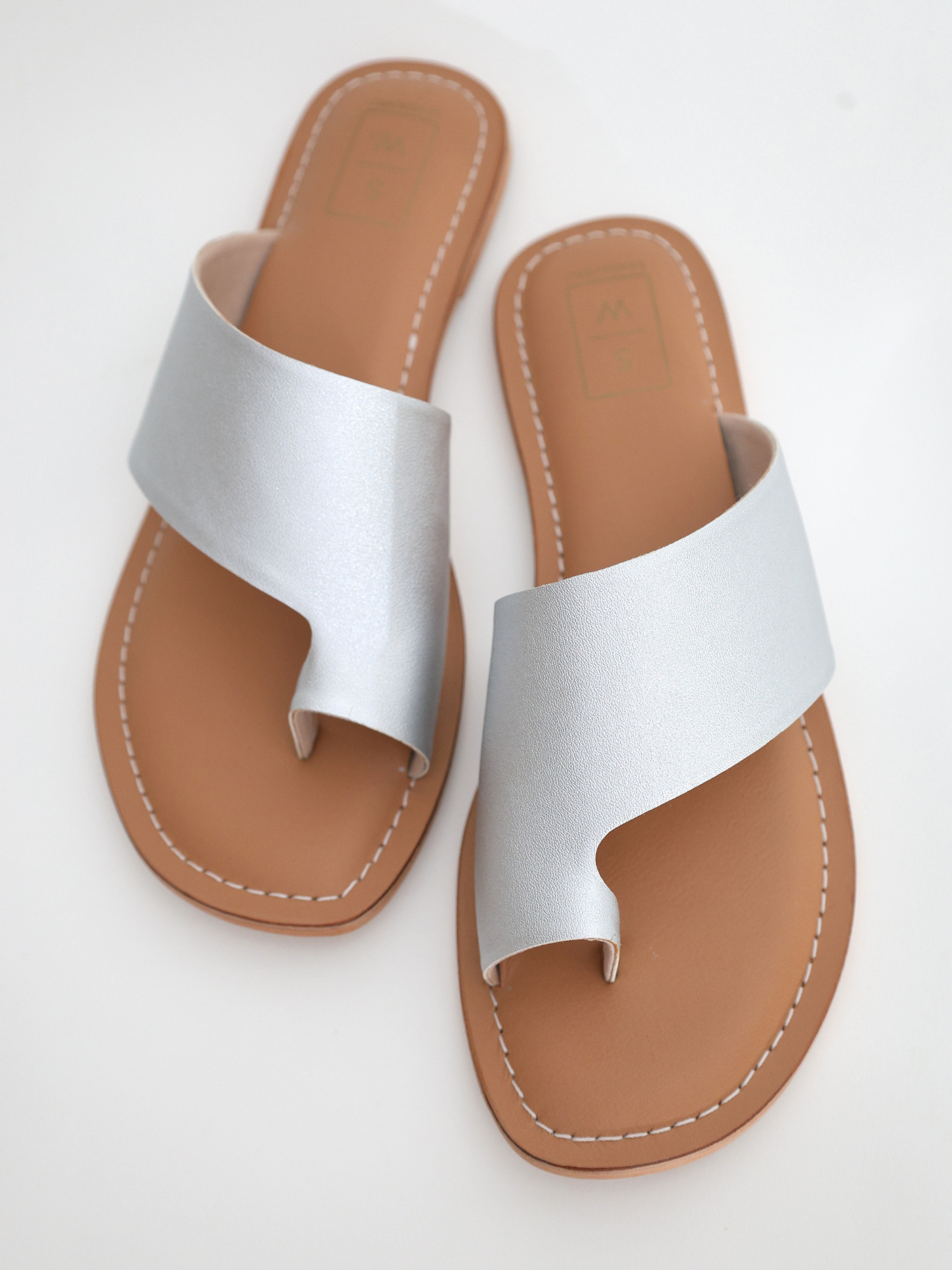Isla Dull Silver Sandals
