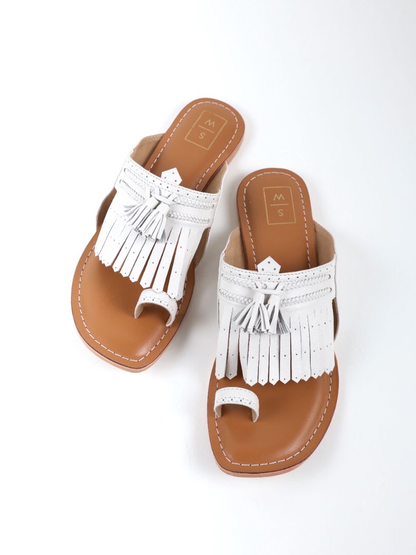 Lady Suzy White Sandal