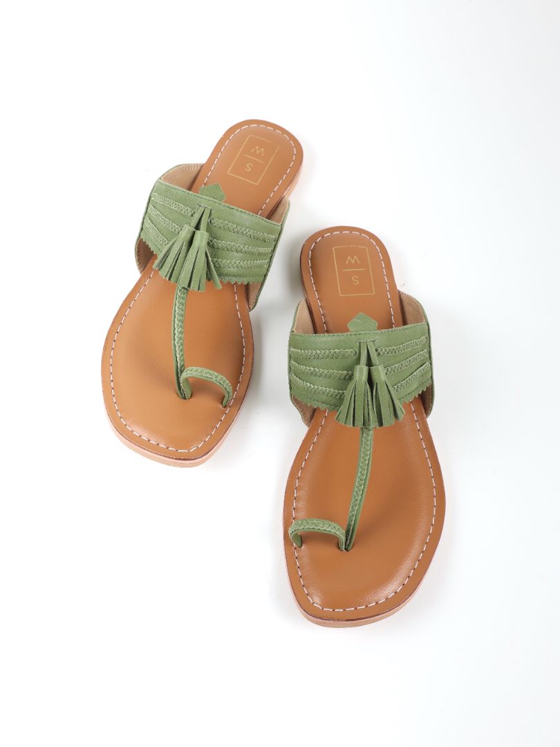 Mehendi Kolhapuri Sandals