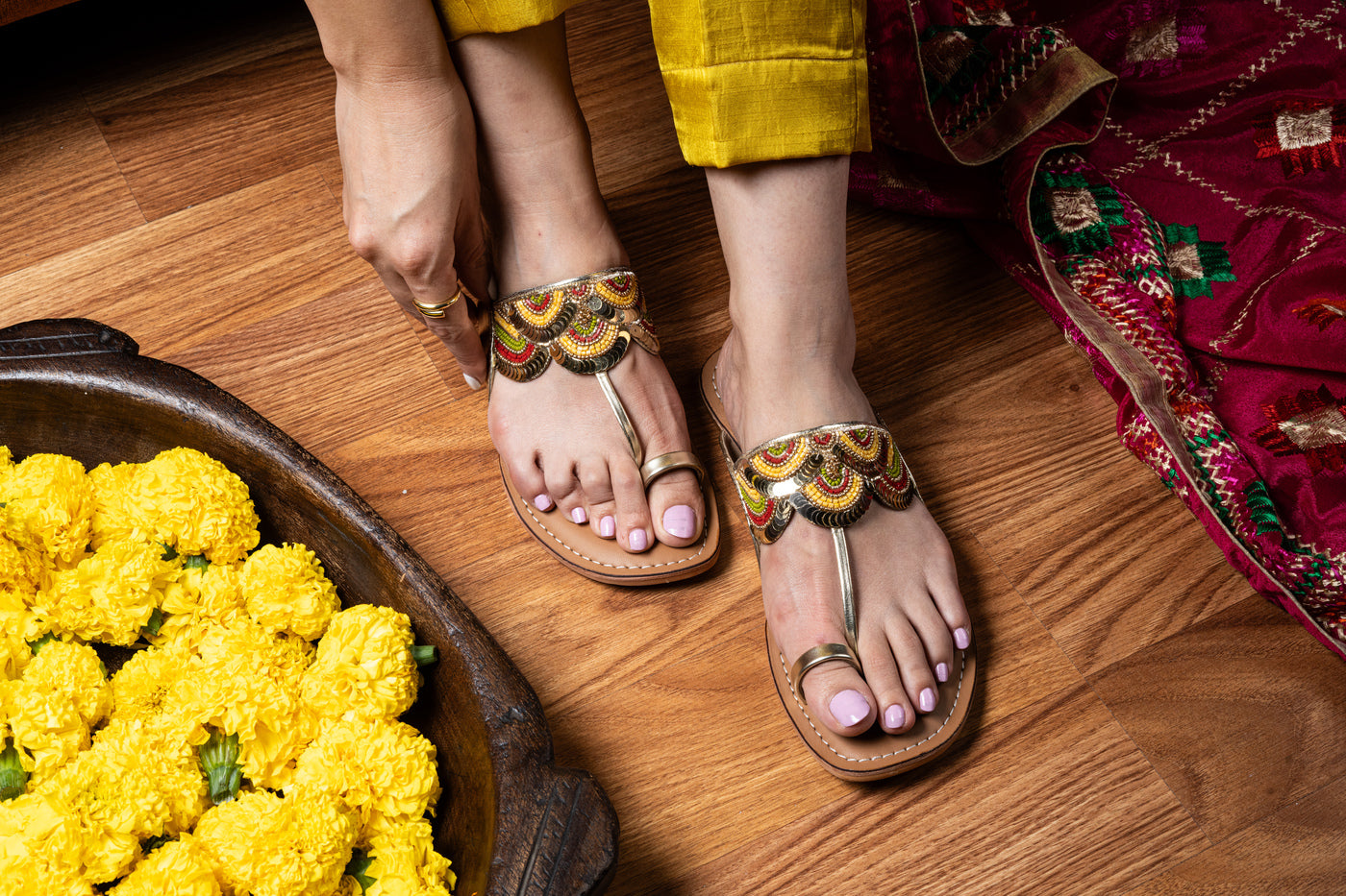 Ahana Kolhapuri Sandals