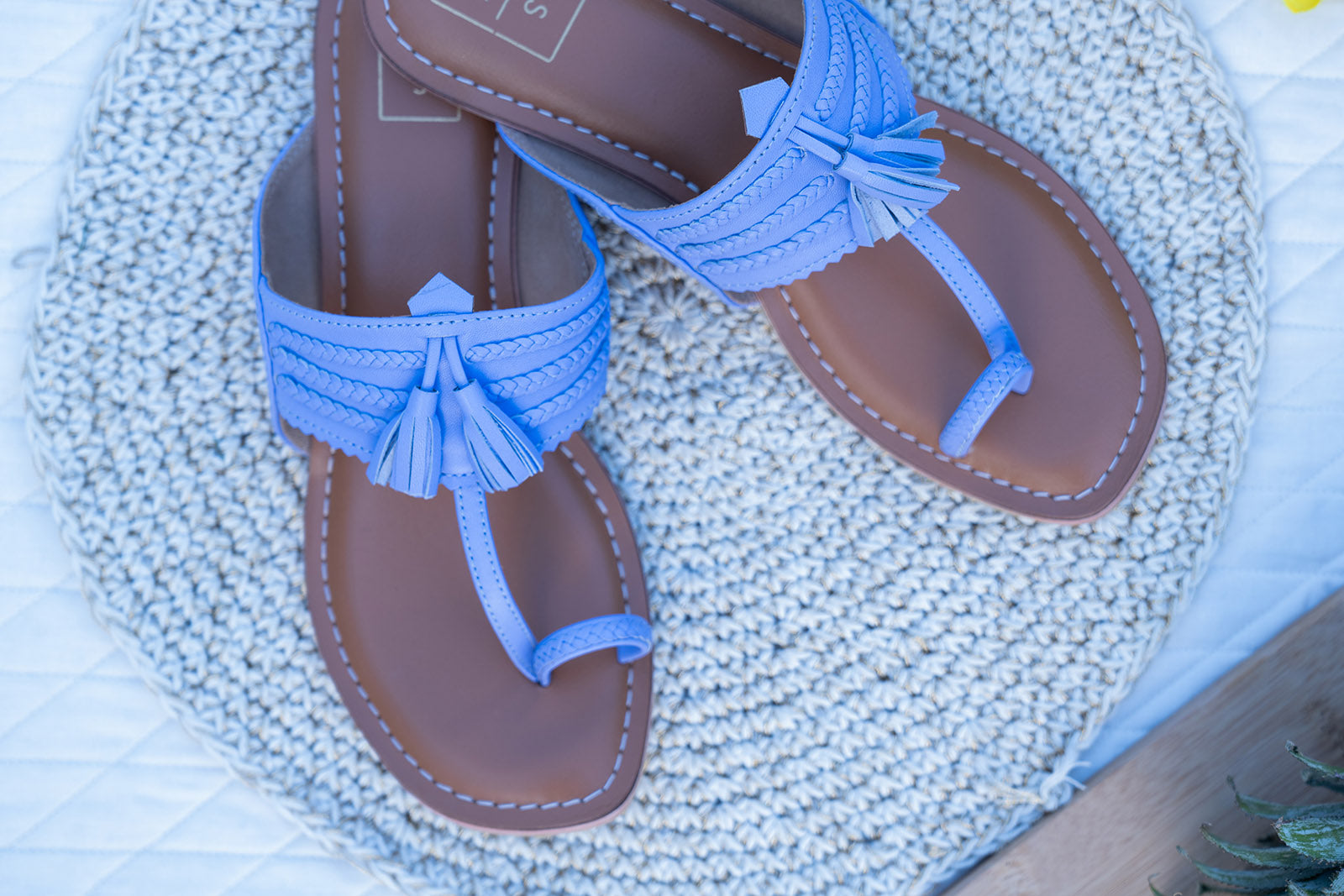 Iris Mauve Kolhapuri Sandals