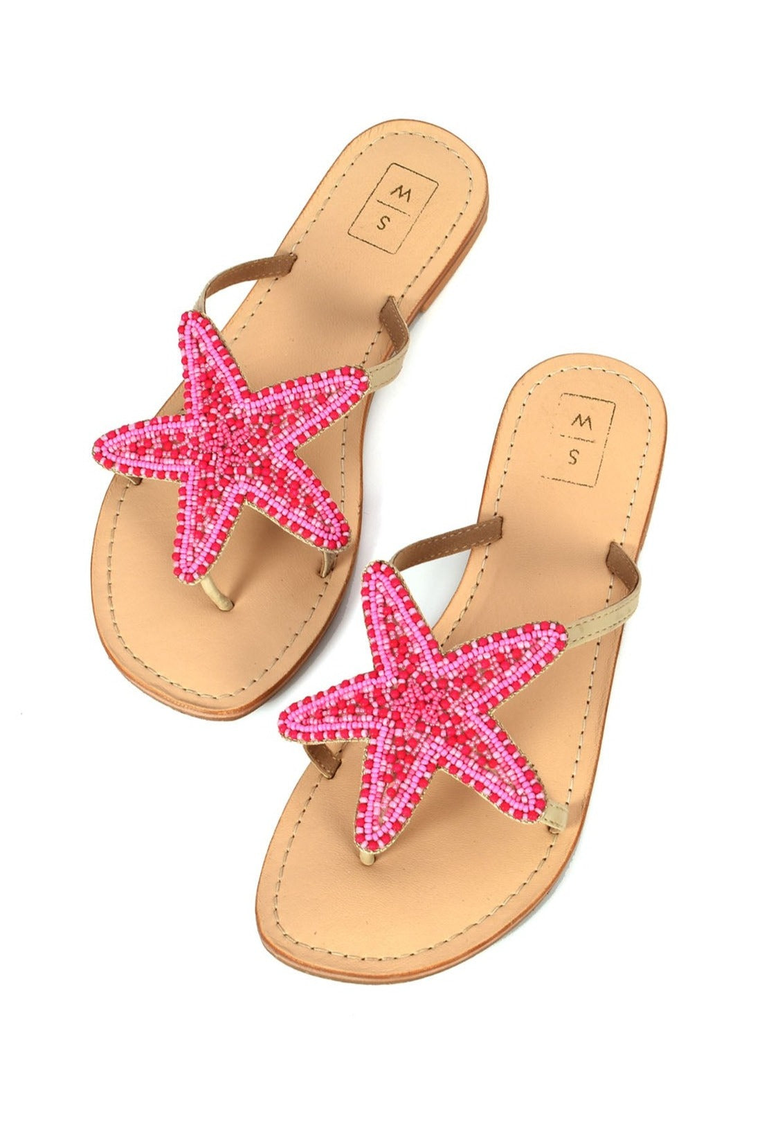 Beaded store starfish sandals