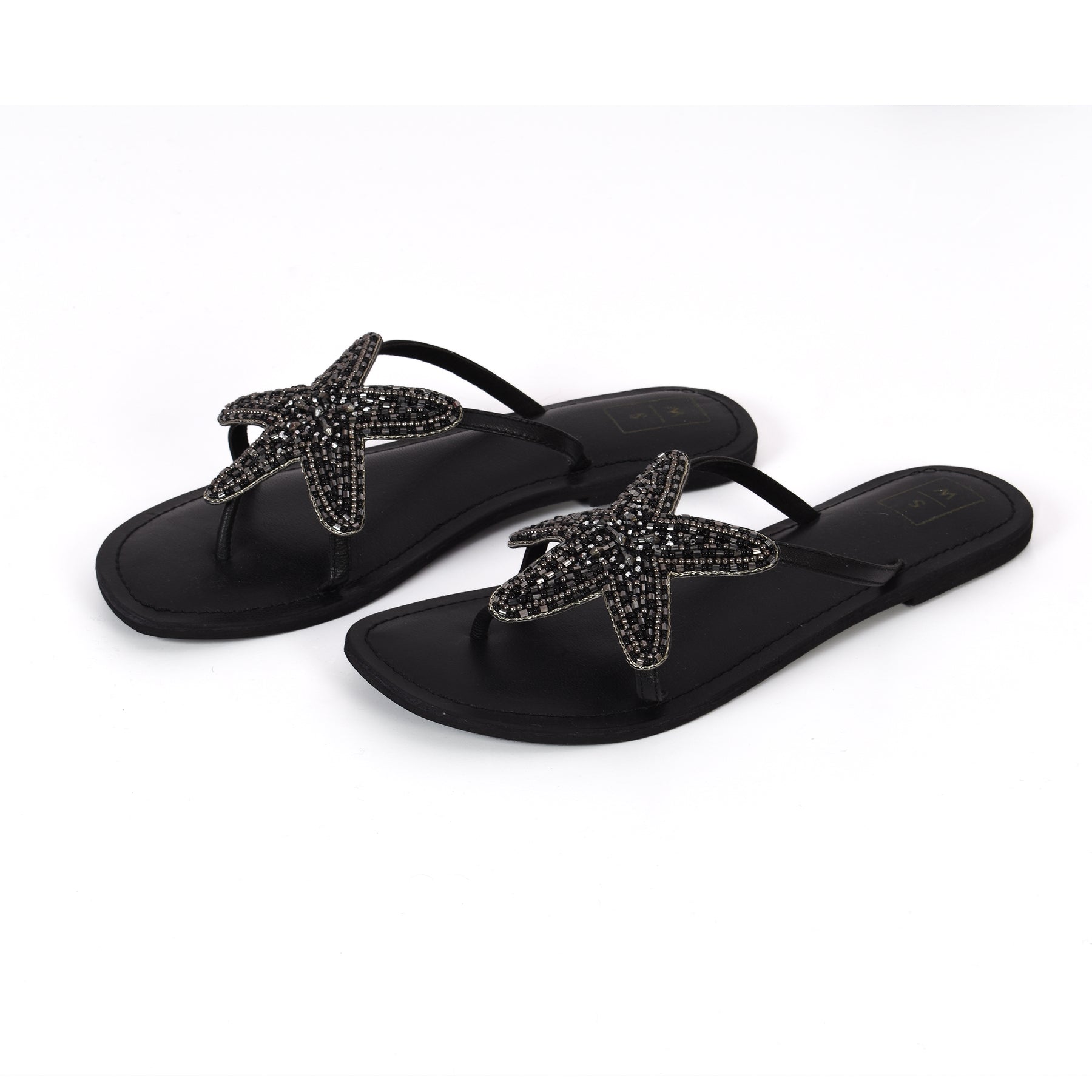 Lucy Black Starfish Sandal