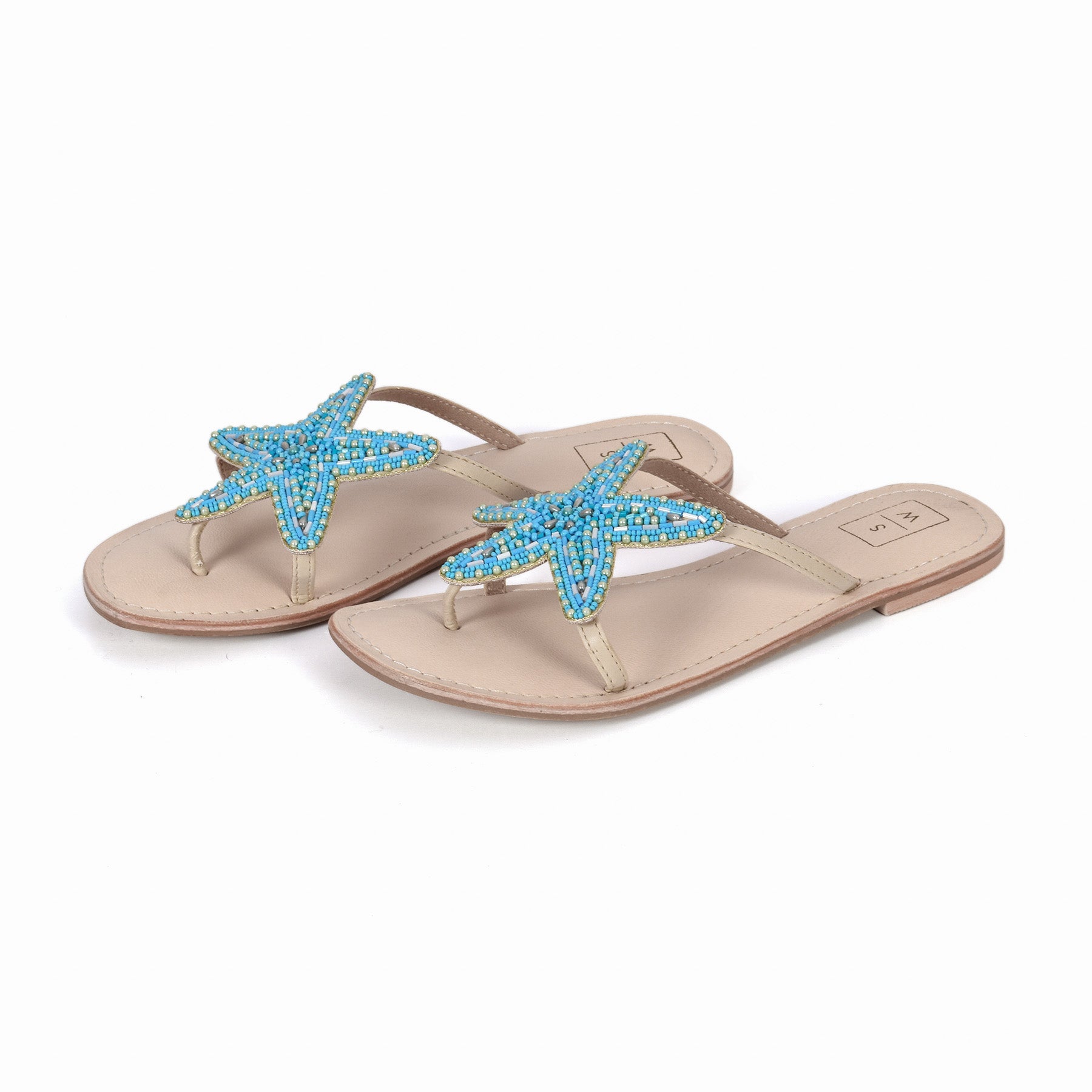 Lucy Turquoise Starfish Sandal