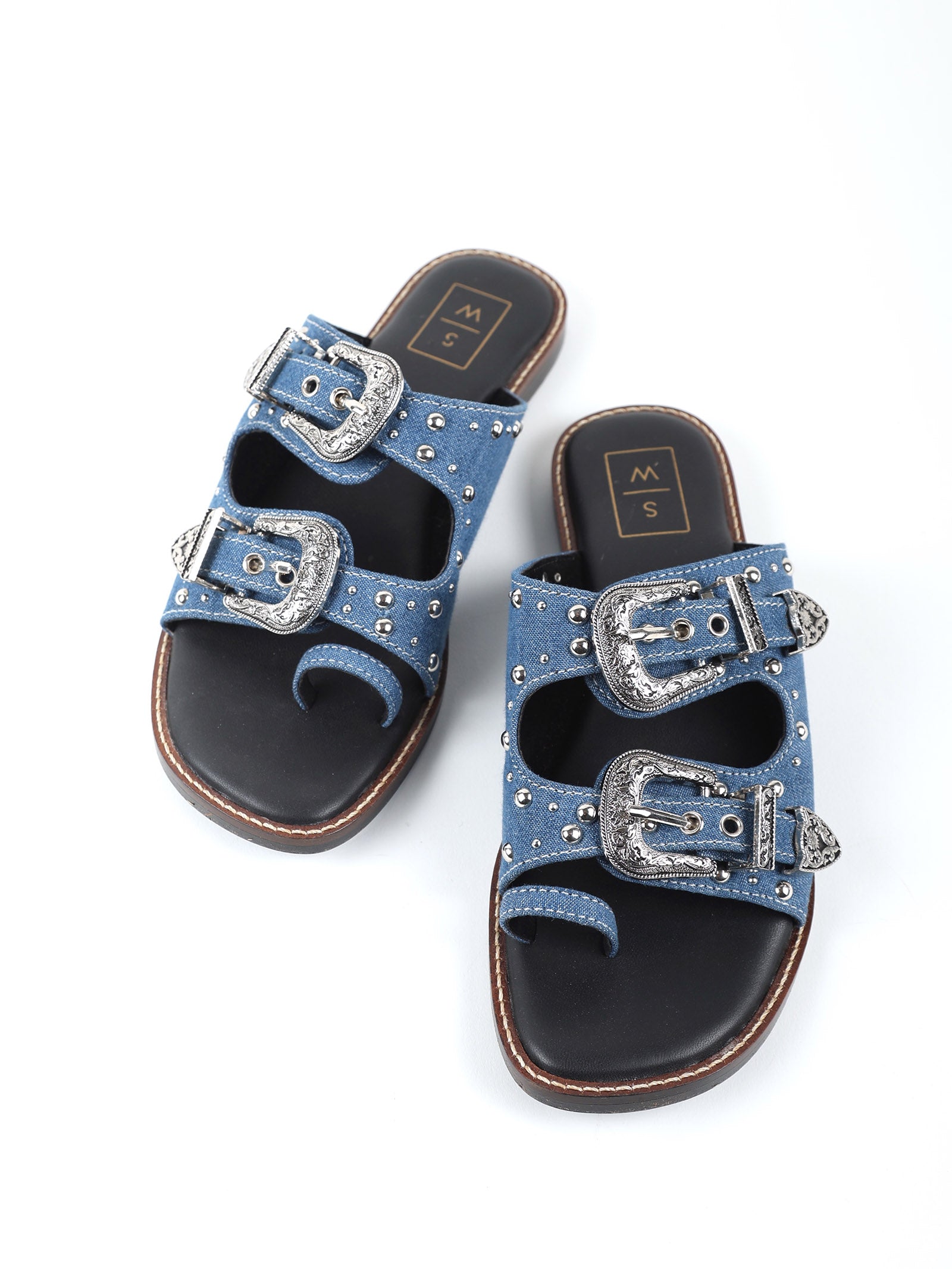 Noreen Denim Sandals