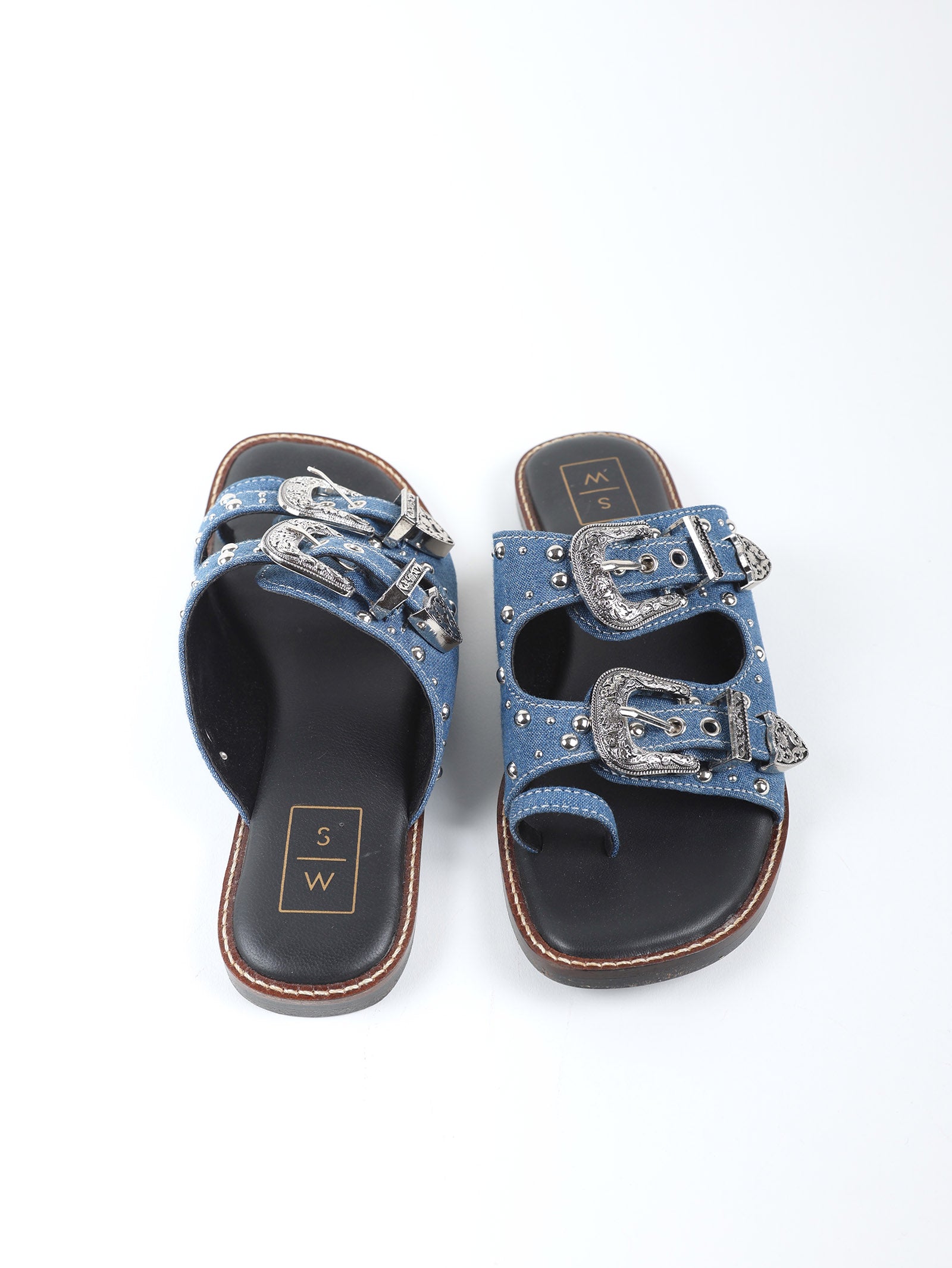 Noreen Denim Sandals