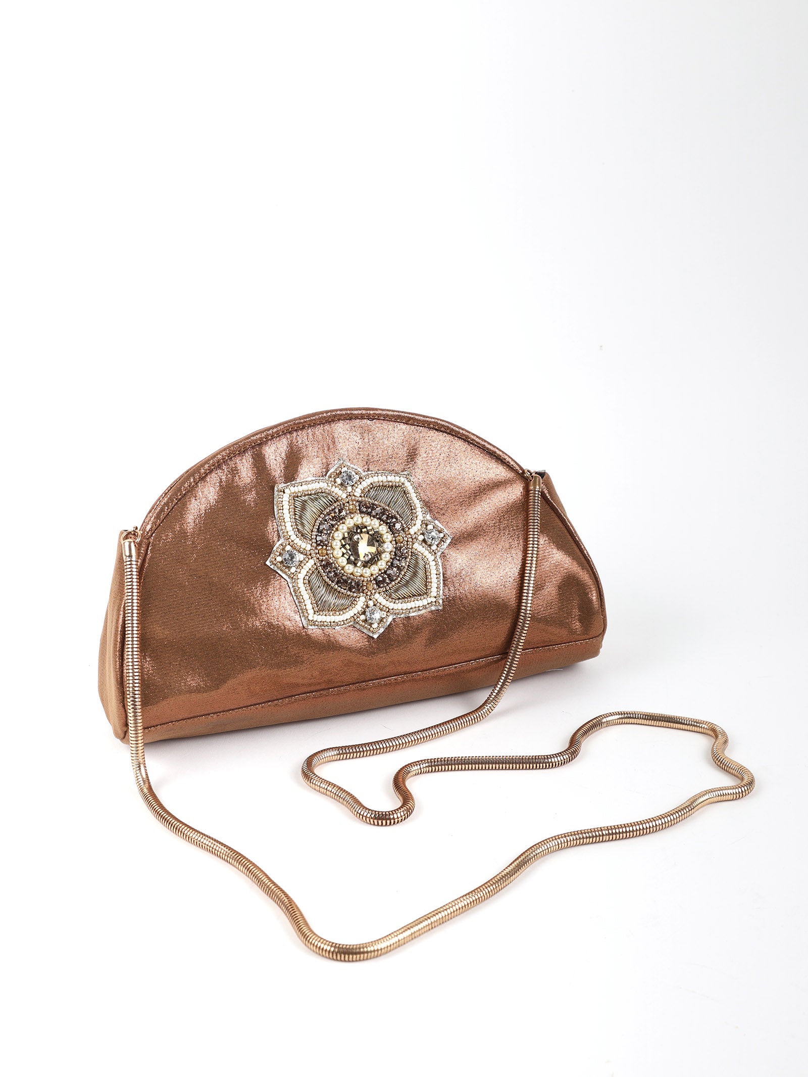 Karma Copper Clutch/Sling Bag