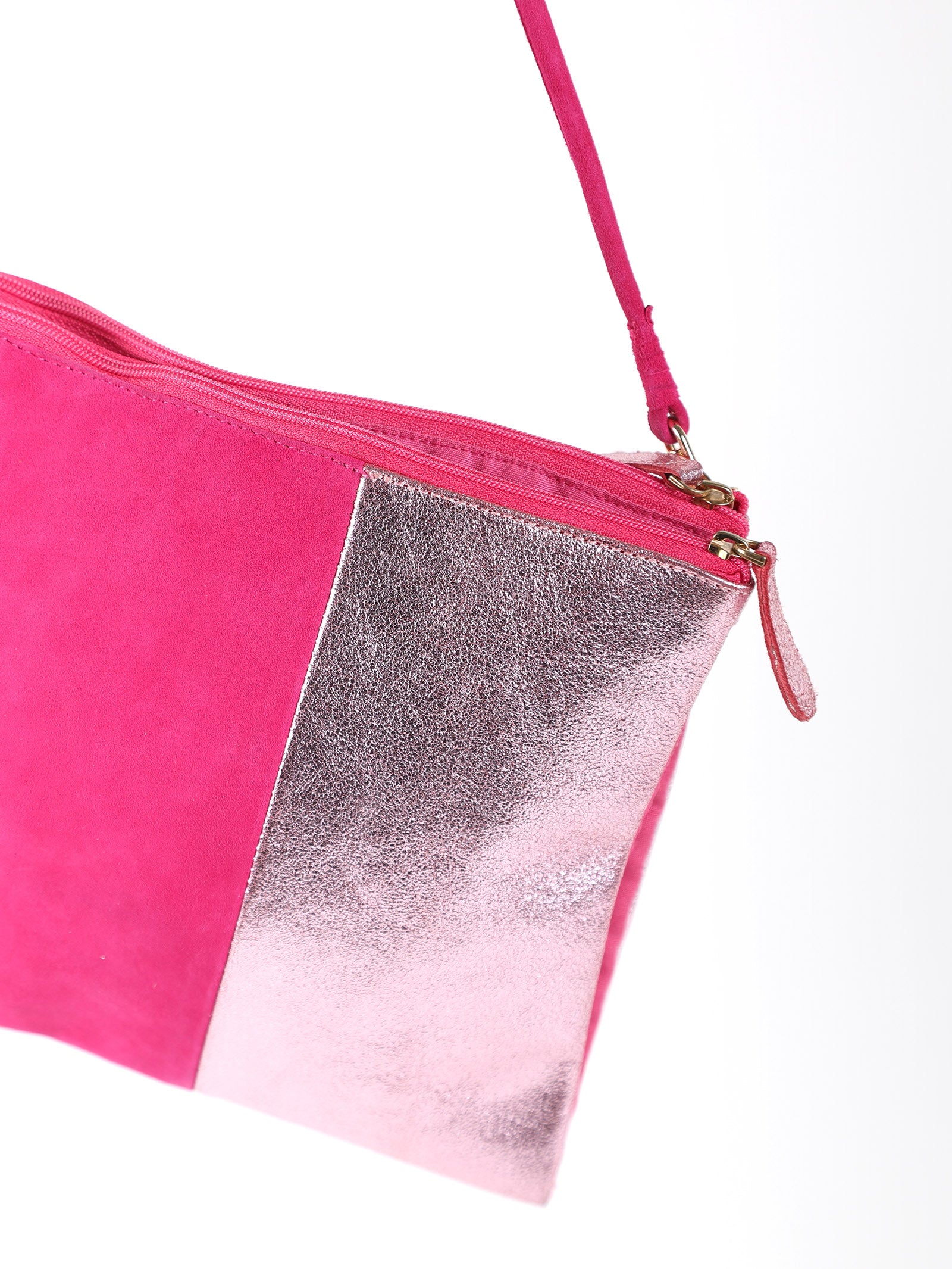 Tribeca Pink Leather Bag