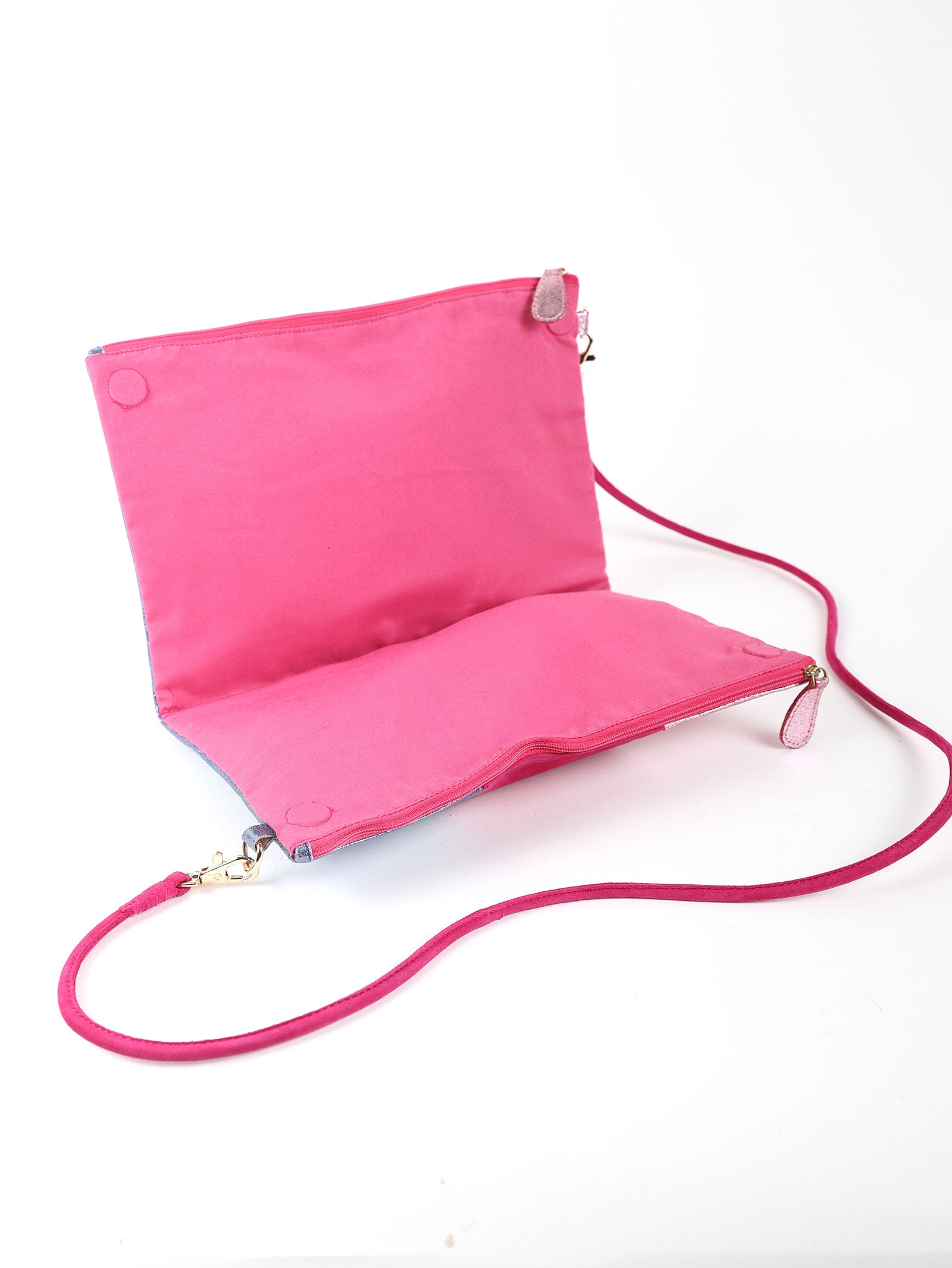 Tribeca Pink Leather Bag