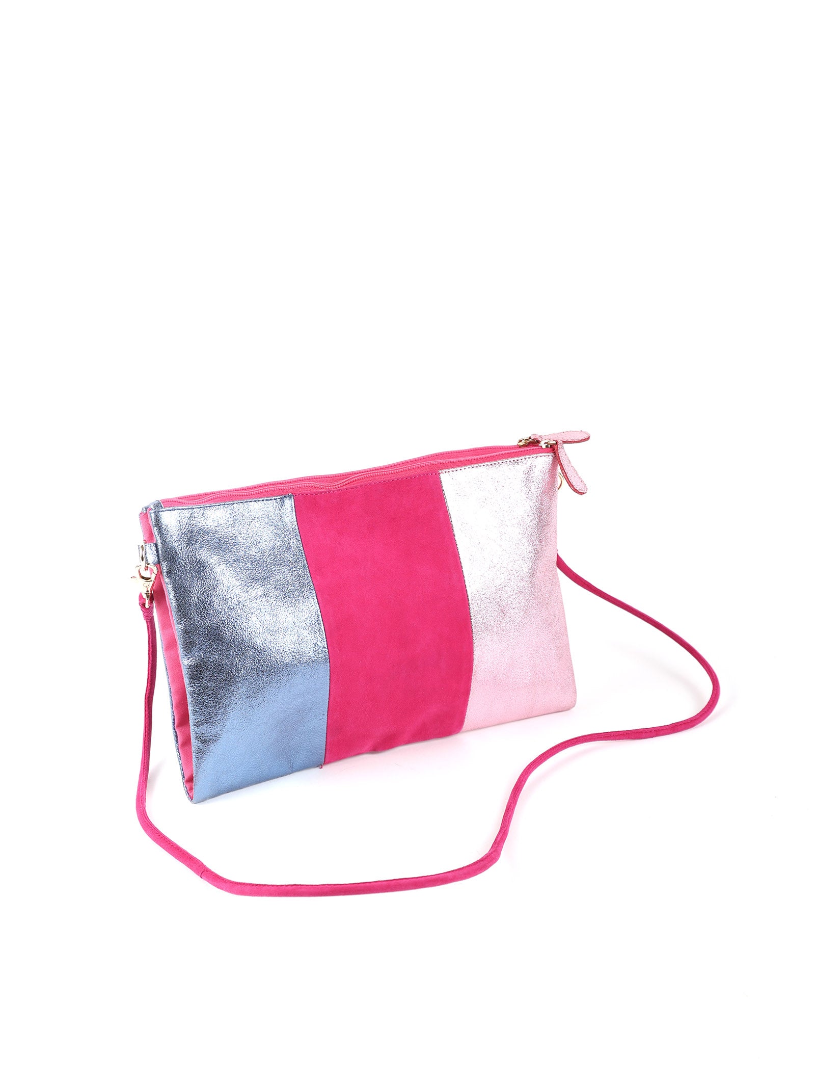 Tribeca Pink Leather Bag