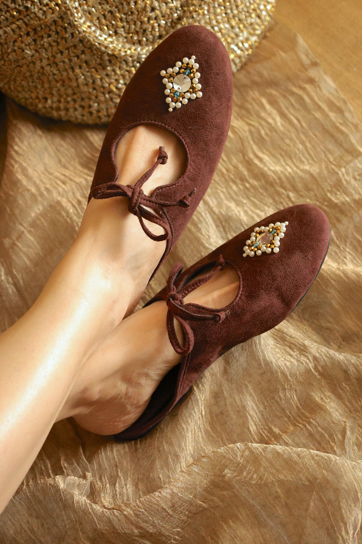 Alma Chocolate Brown Mule Sandals
