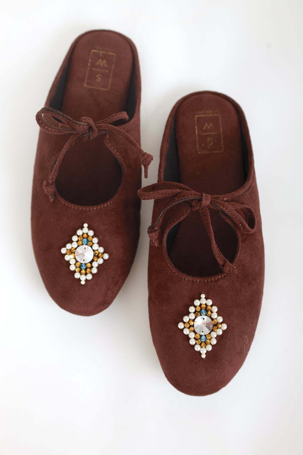 Alma Chocolate Brown Mule Sandals