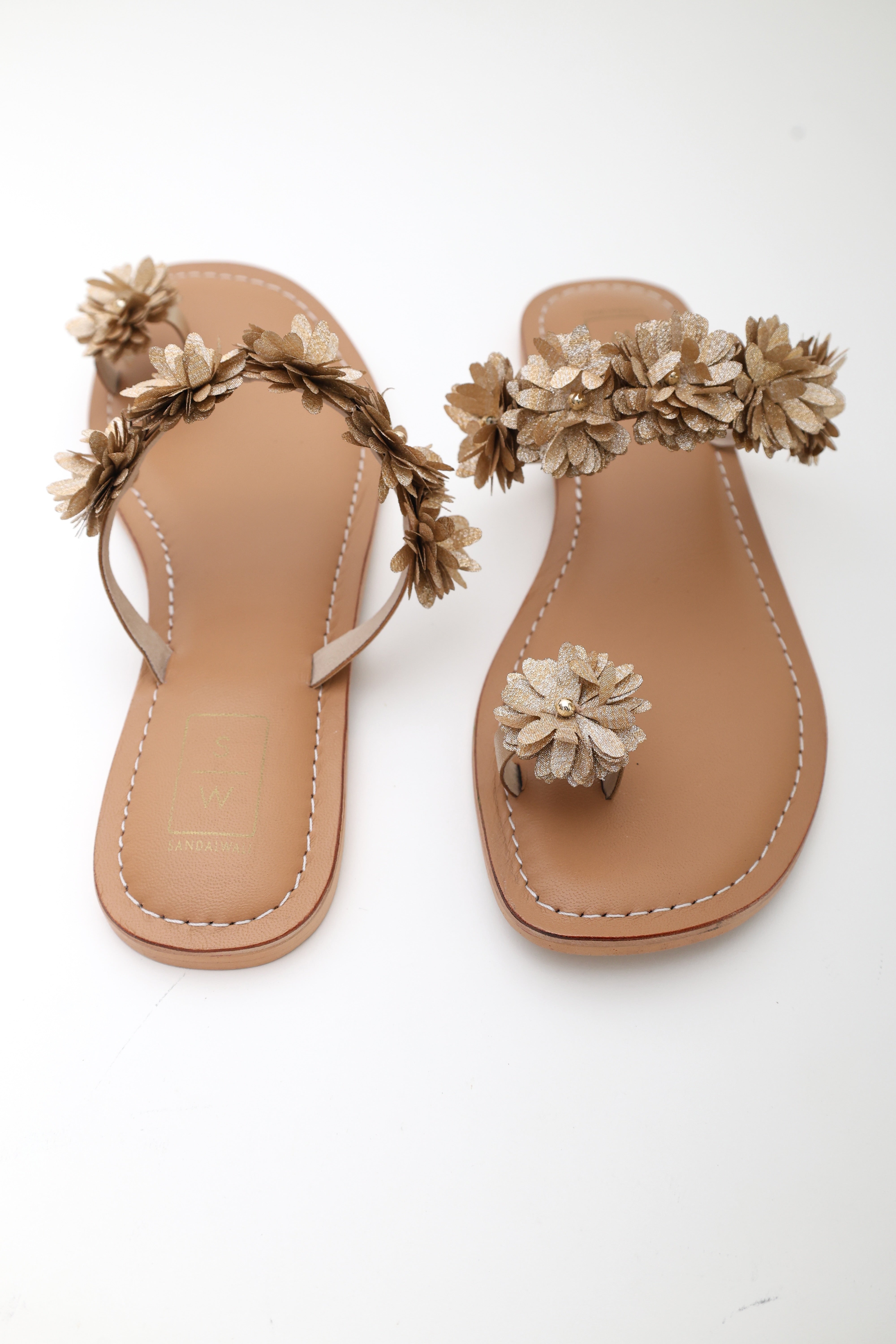 Emily Antique Rose Gold Sandals