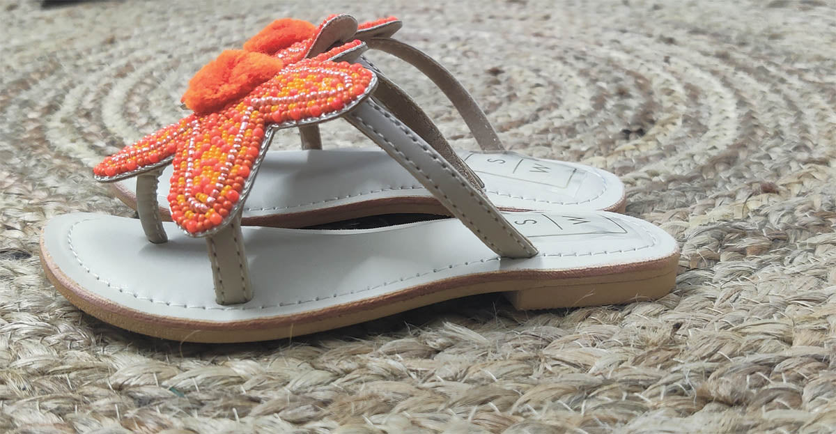 Lucy Orange Mini Sandal