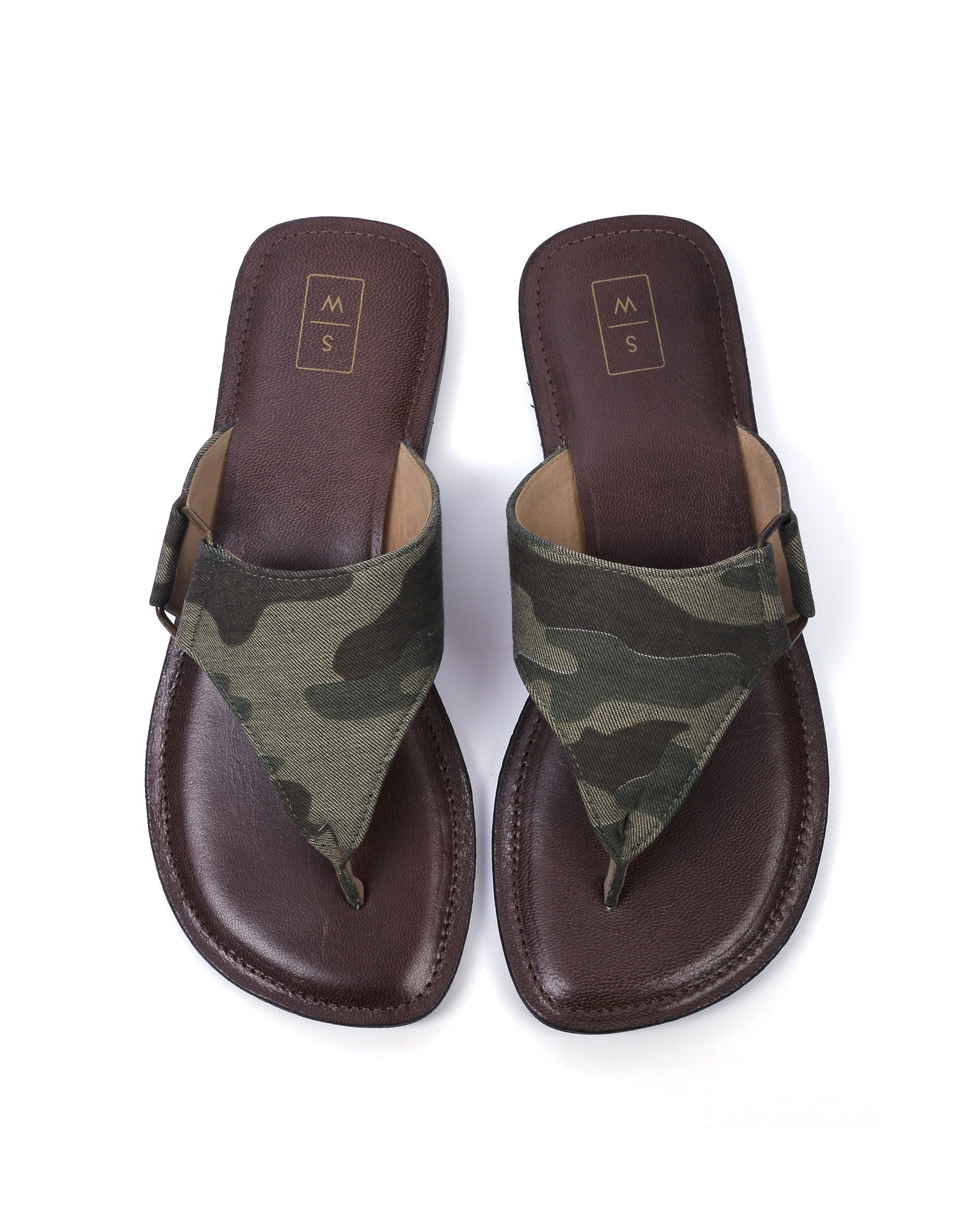 Ted Camouflage & Chocolate Men's Sandals
