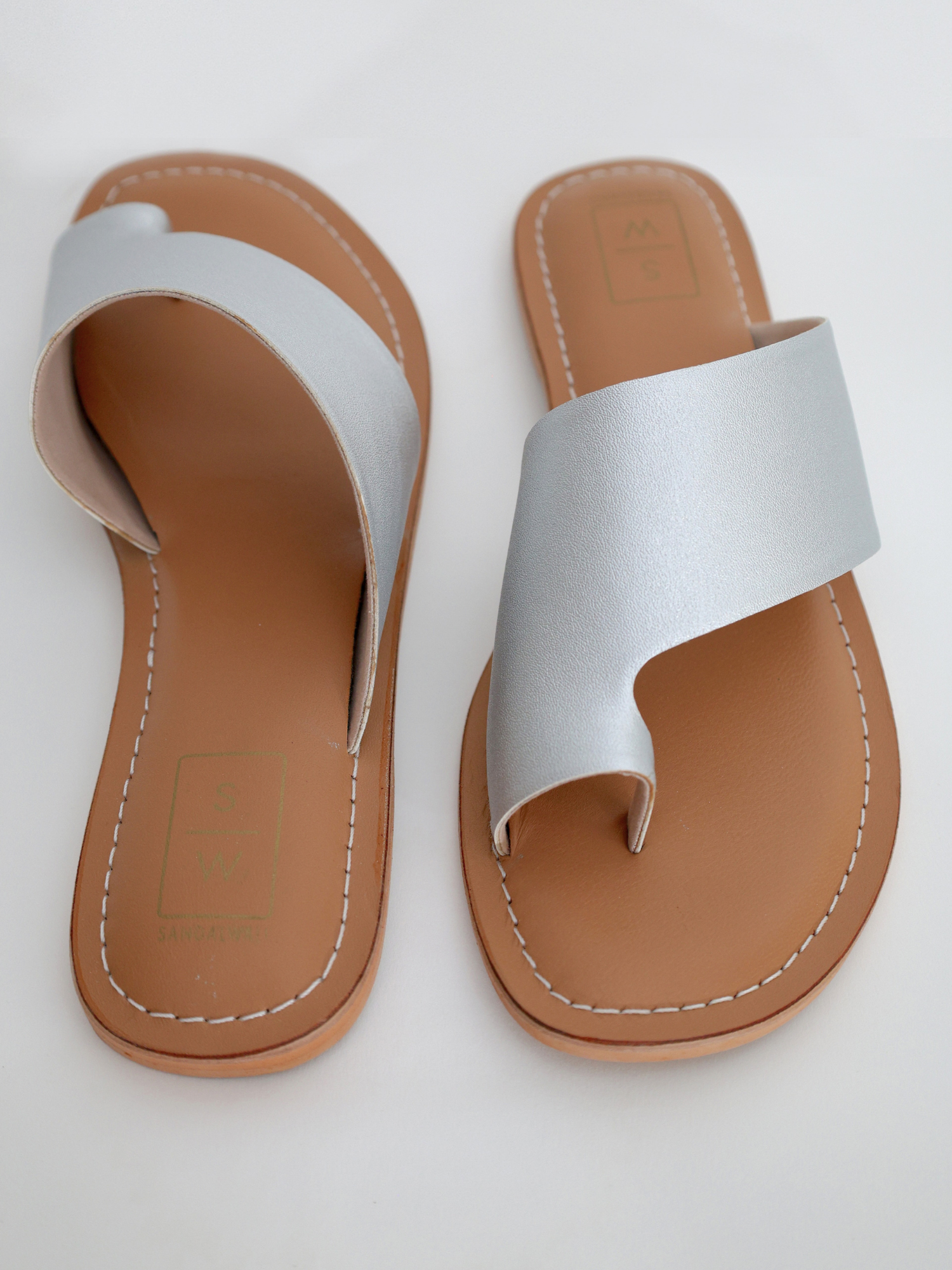 Isla Dull Silver Sandals