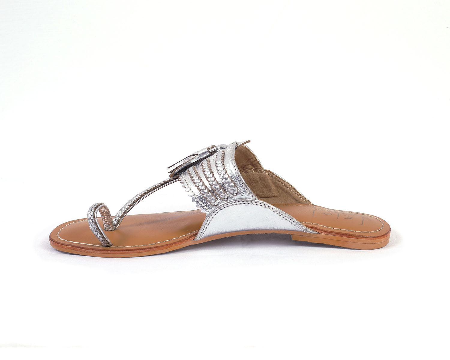 Chandni Silver Tassel Sandal