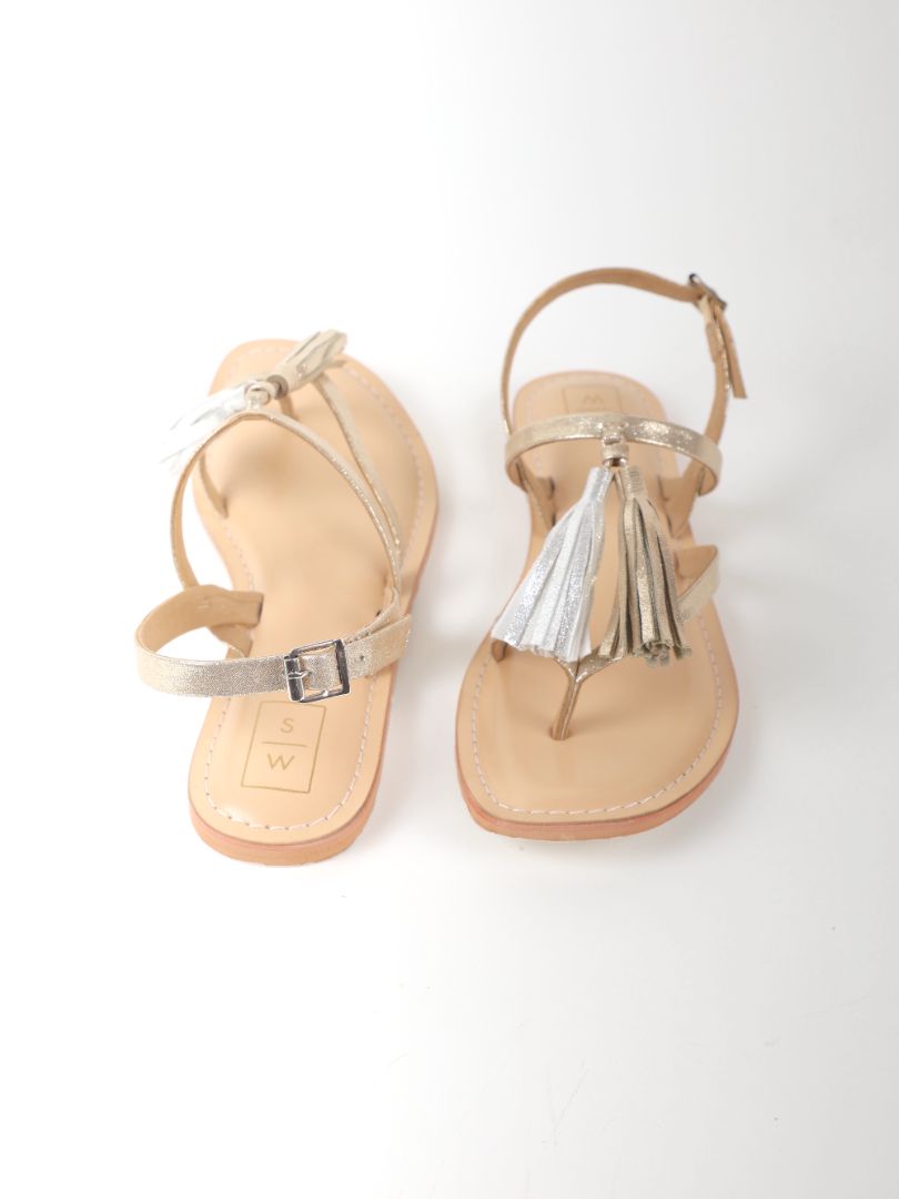 Moira Silver & Gold Sandals