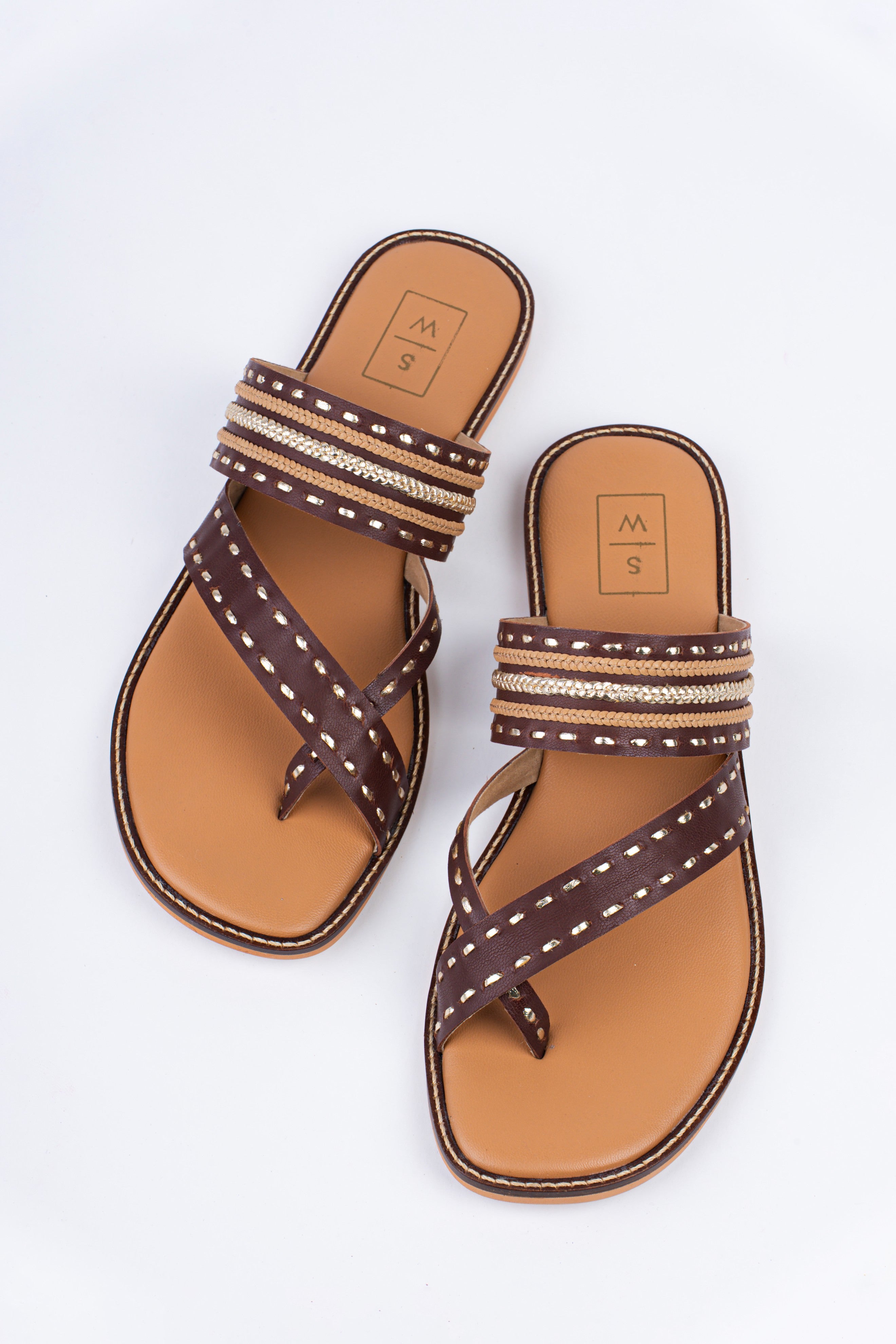 Inca Tan Leather Sandals