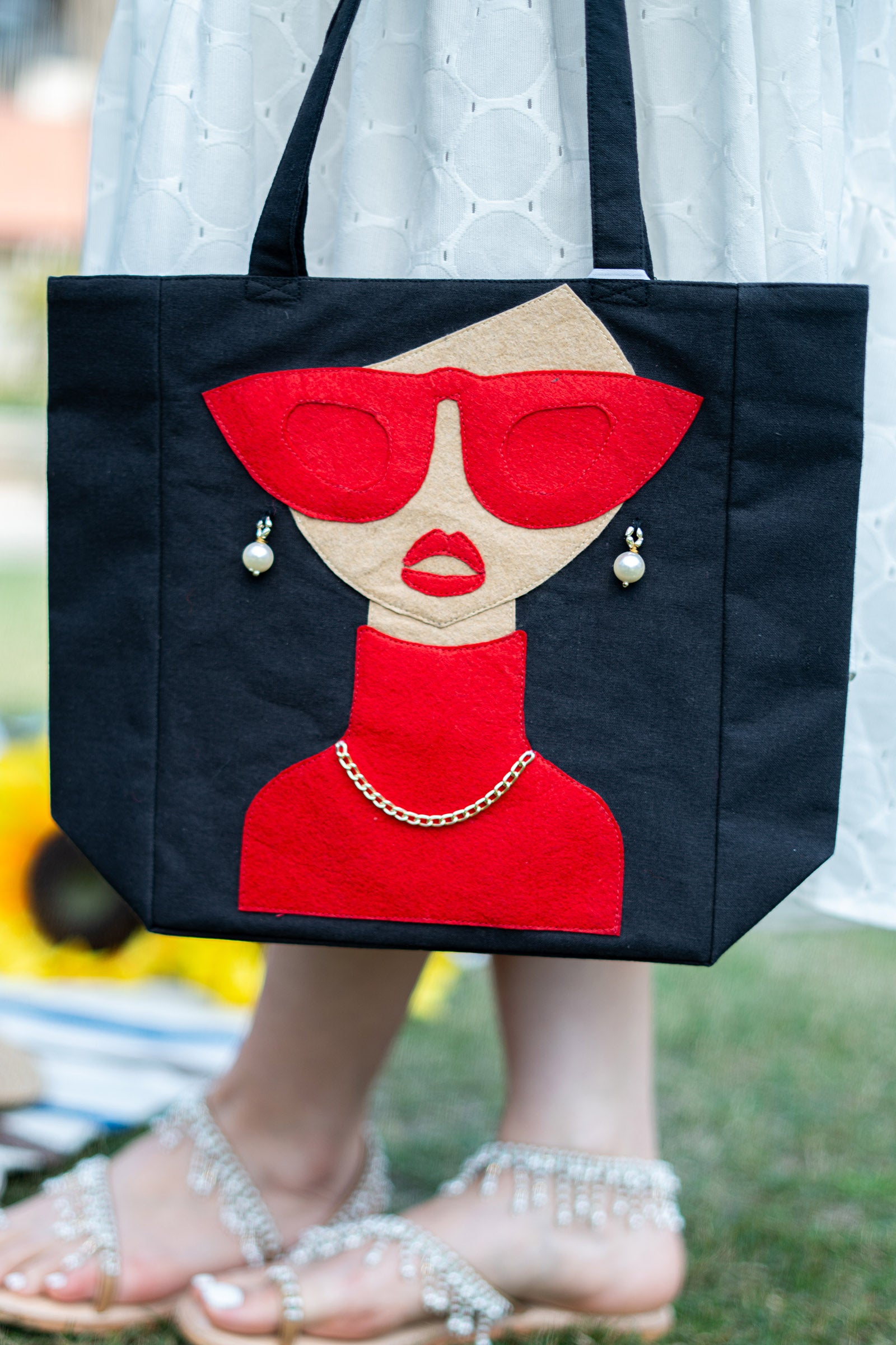 Katy Denim Tote Bag