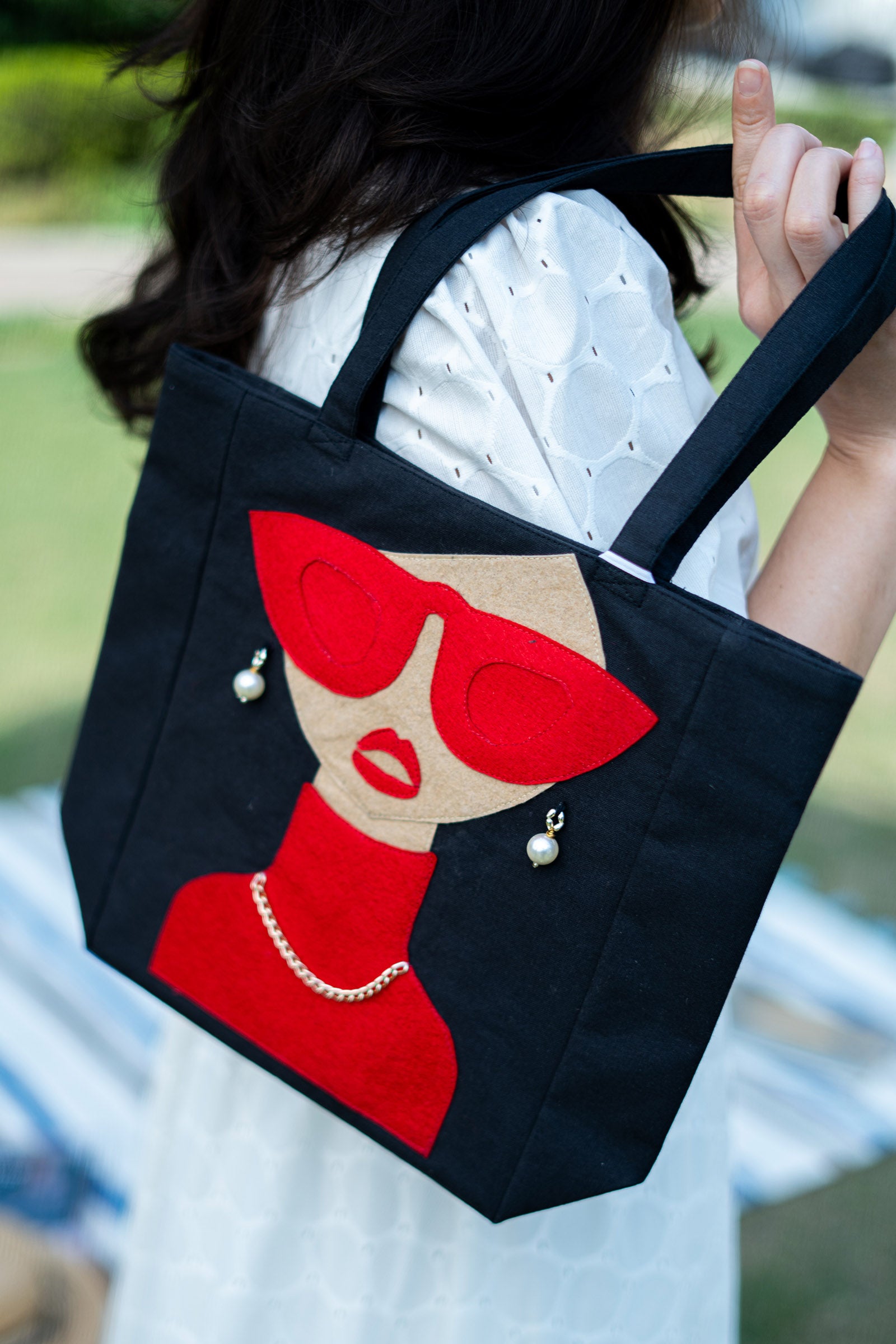 Katy Denim Tote Bag