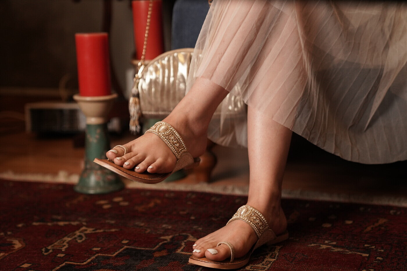 Pearl Sandals