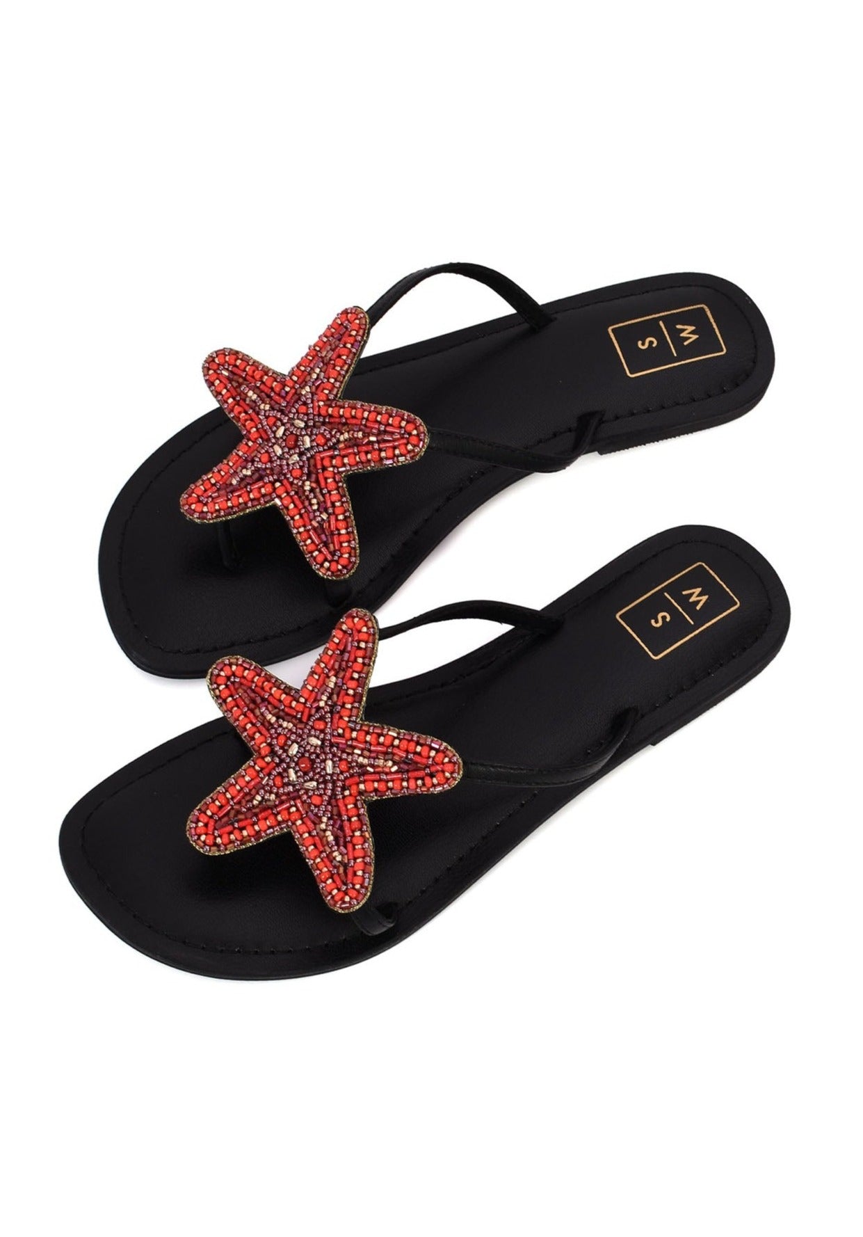 Lucy Red Starfish Sandal