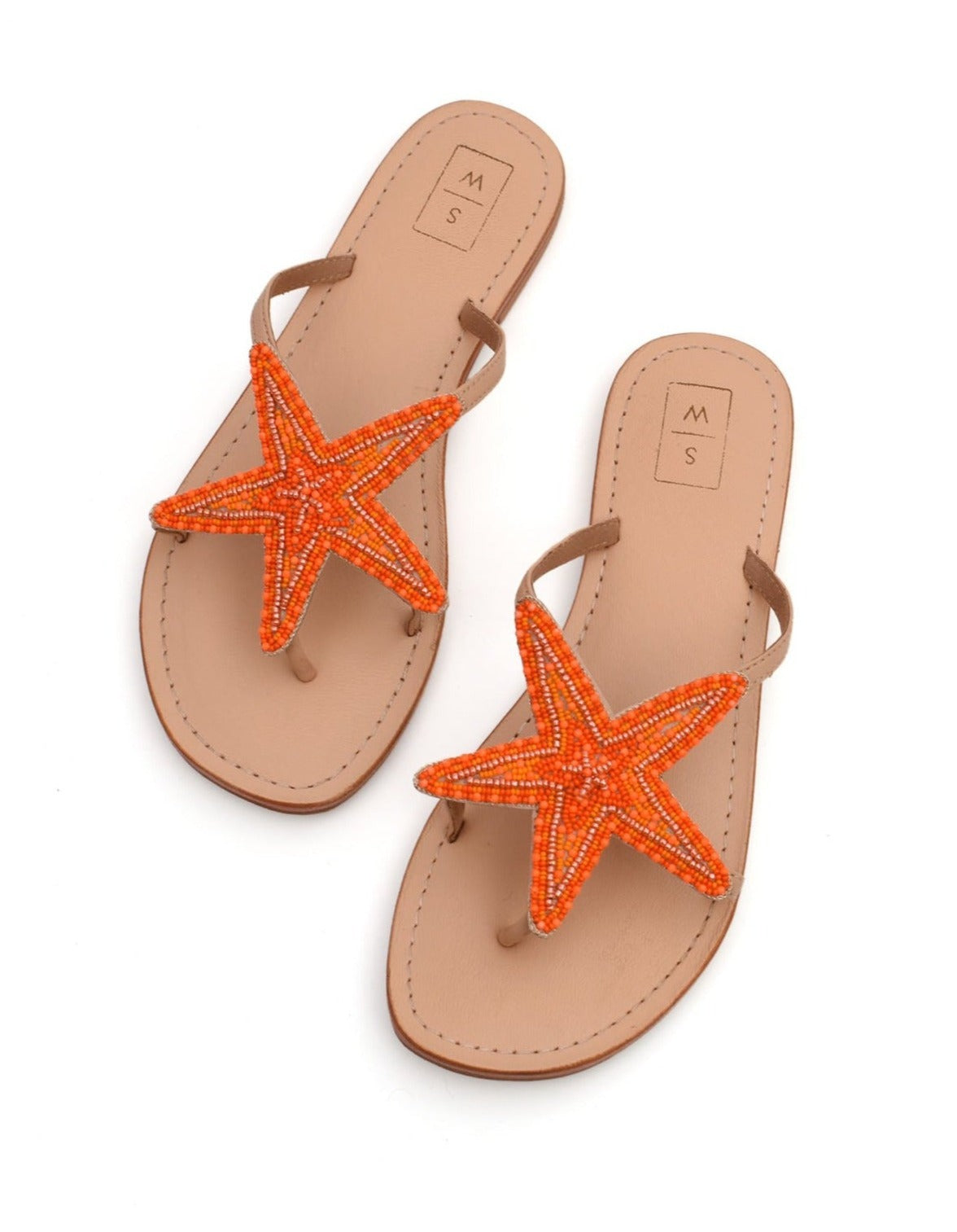 Lucy Orange Starfish Sandal