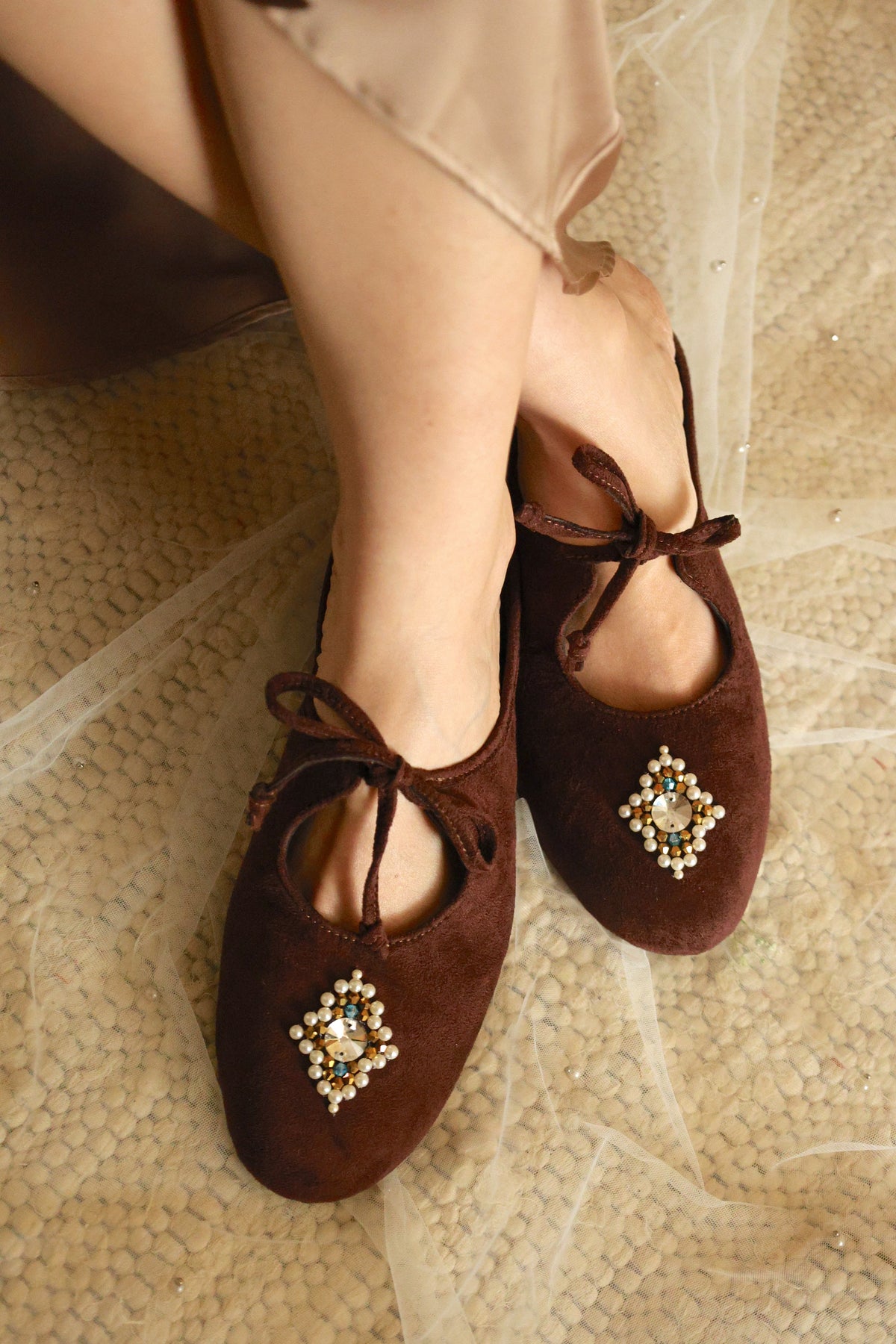 Alma Chocolate Brown Mule Sandals