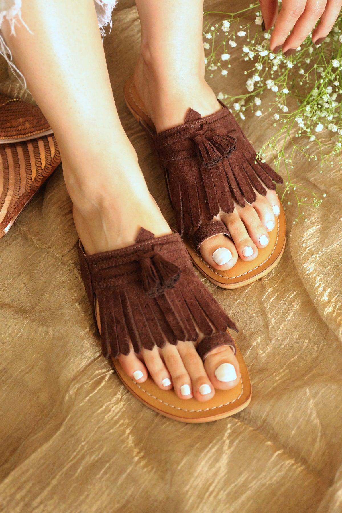 Lady Suzy Chocolate Brown Vegan Sandals
