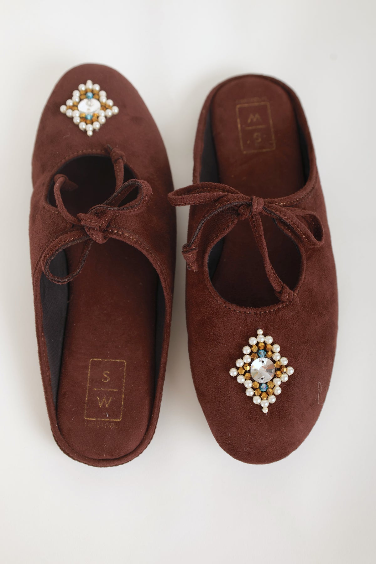 Alma Chocolate Brown Mule Sandals
