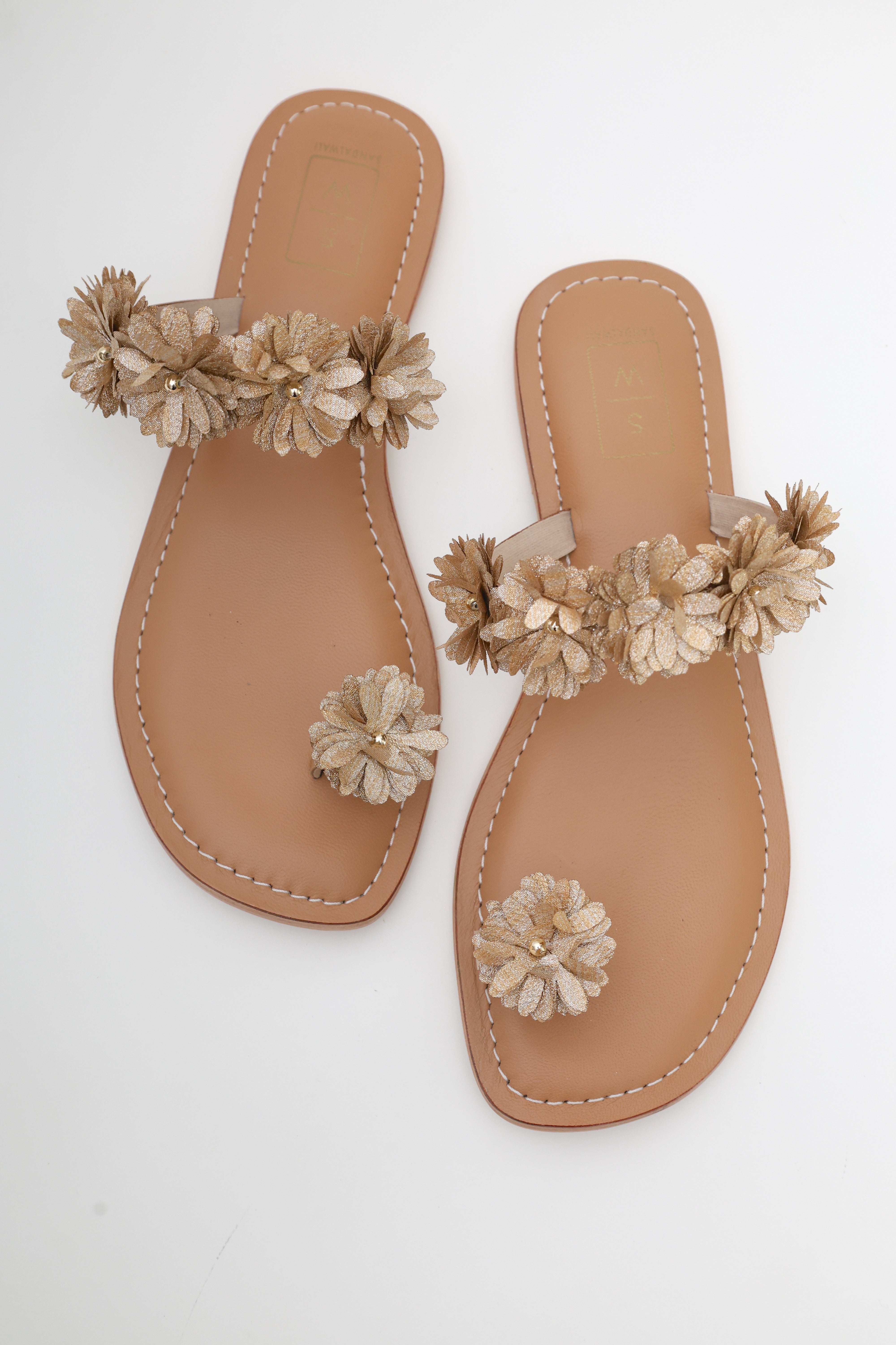 Emily Antique Rose Gold Sandals