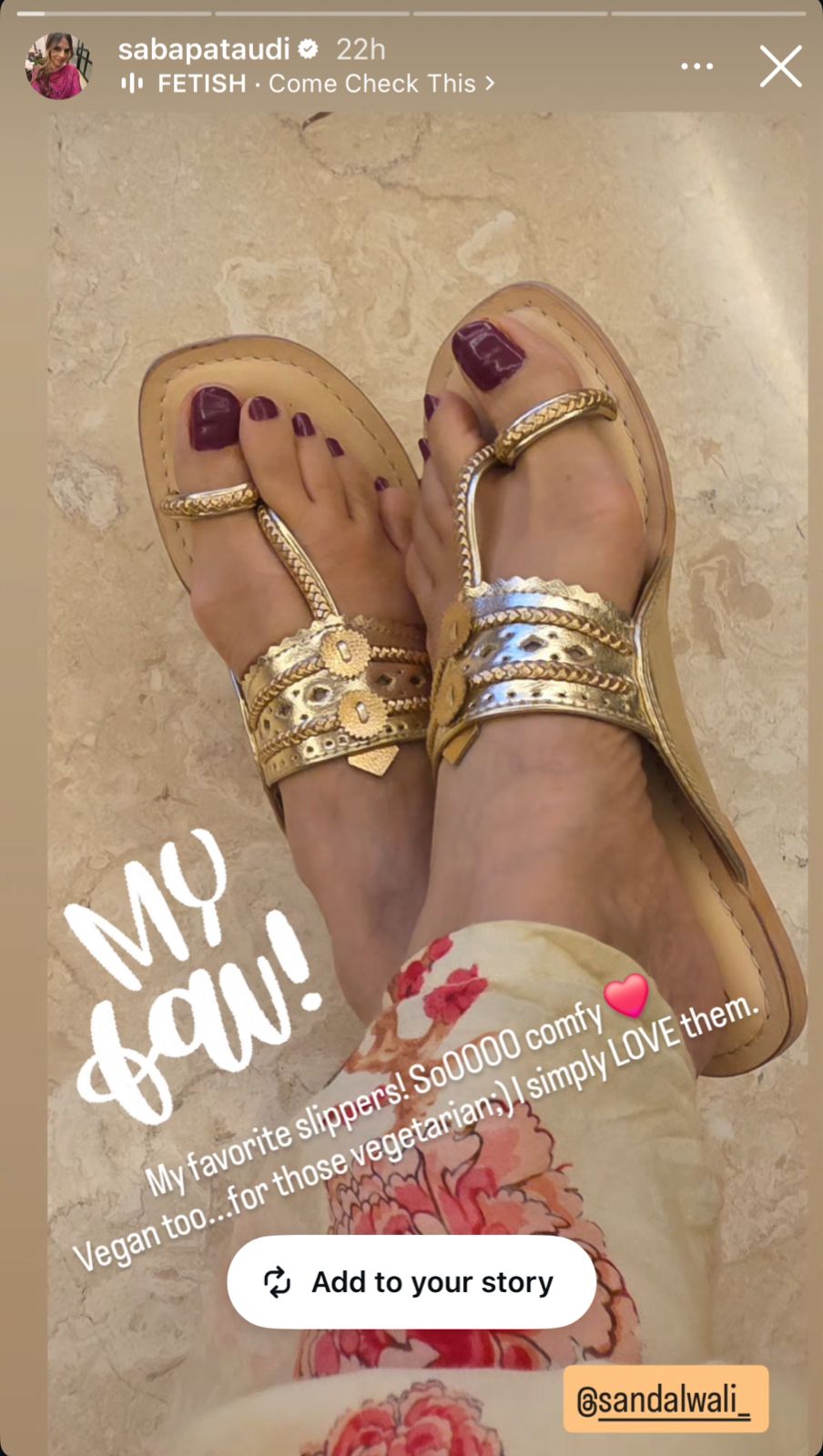 Lexie Metallic Gold Kolhapuri Sandals