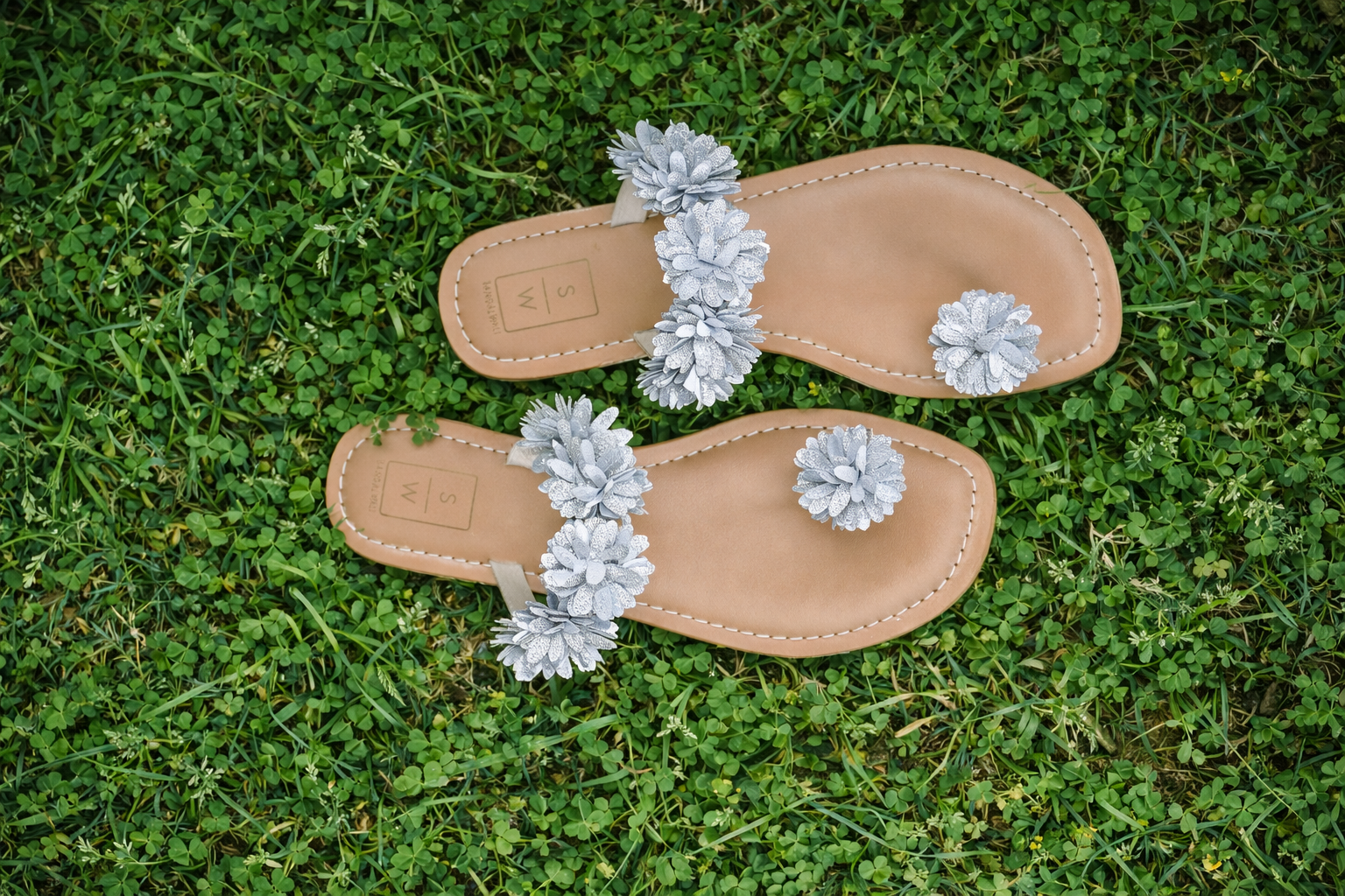 Emily Silver Sandals