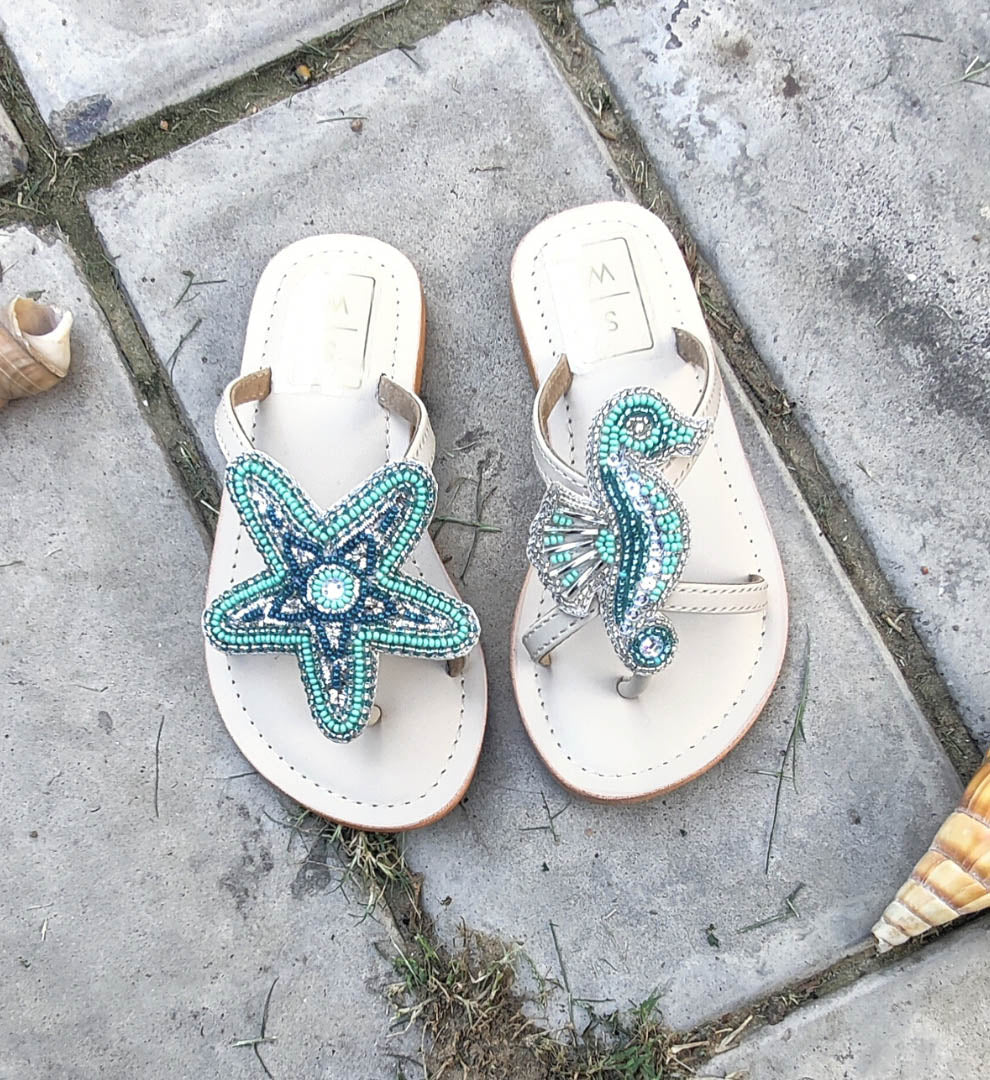 Larry Handmade Mini Girls Sandals for Kids