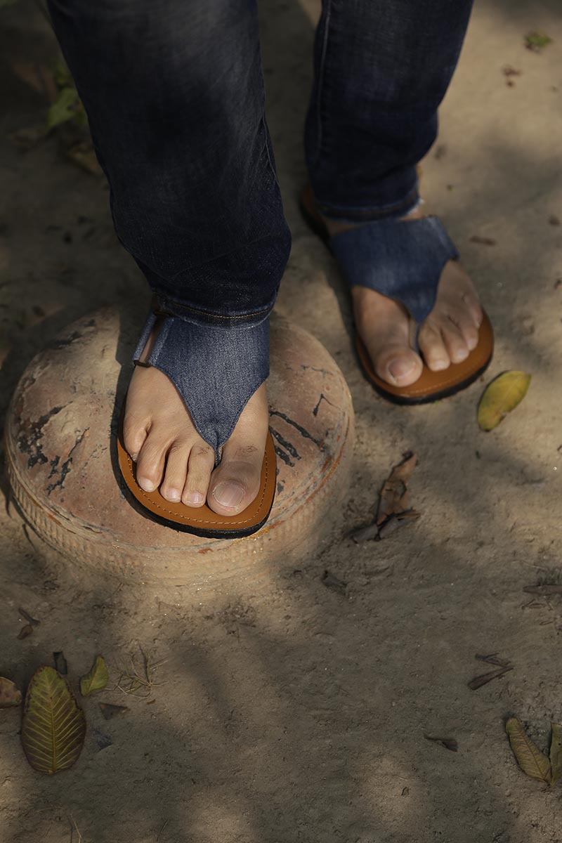 Ben Denim & Tan Men's Sandals