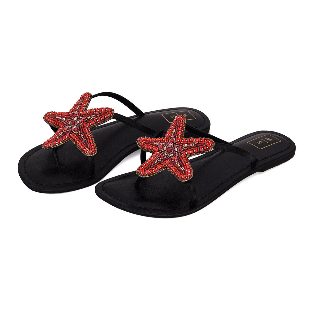 Lucy Red Starfish Sandal